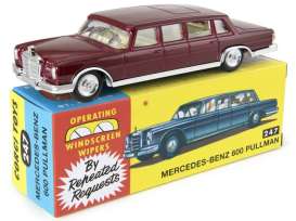 Mercedes Benz  - 600 Pullman dark red - 1:50 - Corgi - CD54321034 - corgiCD54321034 | Toms Modelautos