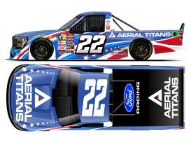 Ford  - F-150 2026 white/blue/red - 1:24 - Action Racing Collectibles - T222624AERJK - arcT222624AERJK | Toms Modelautos