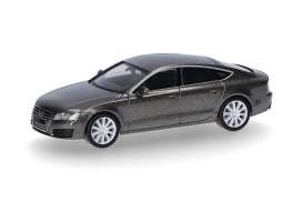 Audi  - A7 brown - 1:87 - Herpa - H034470-002 - herpa034470-002 | Toms Modelautos