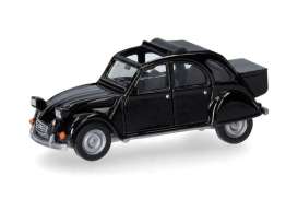 Citroen  - 2CV Queue black - 1:87 - Herpa - H027632-007 - herpa027632-007 | Toms Modelautos