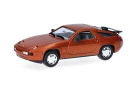 Porsche  - 928 S4 brown metallic - 1:87 - Herpa - H033589-002 - herpa033589-002 | Toms Modelautos