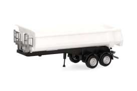 Trailer  - white - 1:87 - Herpa - H076036-003 - herpa076036-003 | Toms Modelautos