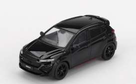 Hyundai  - Kona 2022 black - 1:64 - Mini GT - MGT01206-L - MGT01206L | Toms Modelautos