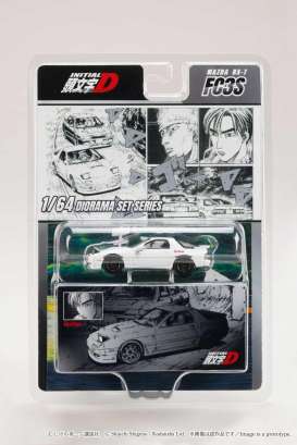 Mazda  -  RX-7 (FD3S) RedSuns white - 1:64 - Hobby Japan - HJDMD003B - HJDMD003B | Toms Modelautos