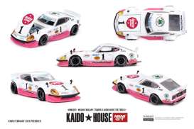 Nissan  - Fairlady 1969 white/pink - 1:64 - Mini GT - KHMG263 - MGTKHMG263 | Toms Modelautos