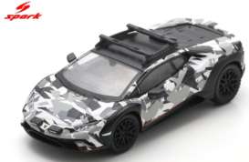 Lamborghini  - Huracan white/grey - 1:64 - Spark - 64S103 - spa64S103 | Toms Modelautos