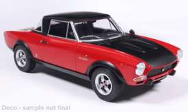Fiat  - 124 Abarth 1974 red/black - 1:24 - Whitebox - 1009148 - WB124286 | Toms Modelautos