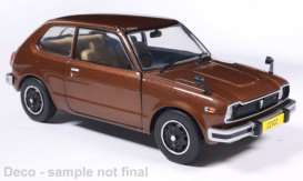 Honda  - Civic 1972 brown - 1:24 - Whitebox - 1009139 - WB124277 | Toms Modelautos
