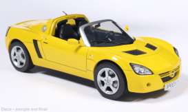 Opel  - Speedster 2001 yellow - 1:24 - Whitebox - 1009138 - WB124276 | Toms Modelautos