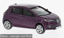 Renault  - Zoe 2019 purple - 1:87 - Brekina - 1005968 - PCX870583 | Toms Modelautos