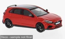Hyundai  - i30 N 2021 red - 1:87 - Brekina - 1005977 - PCX870927 | Toms Modelautos
