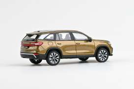 Skoda  - Kodiaq II 2023 gold metallic - 1:43 - Abrex - 143AB-045GAC - ab143AB-045GAC | Toms Modelautos