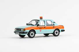 Skoda  - 120L 1984 blue/orange - 1:43 - Abrex - 143ABSX-712XJ2 - ab143ABSX-712XJ2 | Toms Modelautos