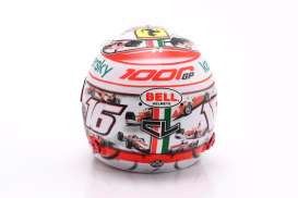 Helmet  - 2020 red/white - 1:5 - Magazine Models - HELFE0G1 - HELFE0G1 | Toms Modelautos