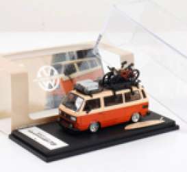 Volkswagen  - T3 orange - 1:64 - Mortal Model - MT-008 - MT-008 | Toms Modelautos