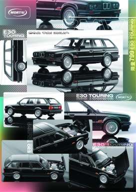 BMW  - E30 Wagon black - 1:64 - Mortal Model - MT-013 - MT-013 | Toms Modelautos