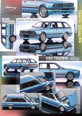 BMW  - E30 Wagon blue - 1:64 - Mortal Model - MT-014 - MT-014 | Toms Modelautos