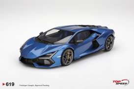 Lamborghini  - Revuelto  2023 blue - 1:18 - Top Speed - TS0619 - TS0619 | Toms Modelautos
