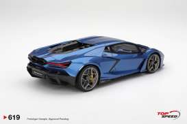 Lamborghini  - Revuelto  2023 blue - 1:18 - Top Speed - TS0619 - TS0619 | Toms Modelautos