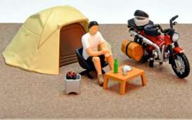 diorama Honda - Camping various - 1:64 - Tomica Limited Vintage - X334583 - TLV-Diocolle30a | Toms Modelautos