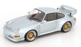 Porsche  - 911 (993) 1996 silver - 1:12 - KK - Scale - KKDC120281B - KKDC120281B | Toms Modelautos