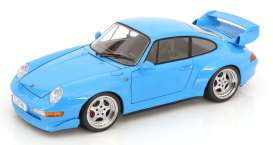 Porsche  - 911 (993) 1996 riviera blue   - 1:12 - KK - Scale - KKDC120283S - KKDC120283S | Toms Modelautos