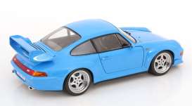 Porsche  - 911 (993) 1996 riviera blue   - 1:12 - KK - Scale - KKDC120283S - KKDC120283S | Toms Modelautos