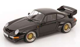Porsche  - 911 (993) 1996 black - 1:12 - KK - Scale - KKDC120286B - KKDC120286B | Toms Modelautos