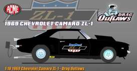 Chevrolet  - Camaro ZL-1  1969 black - 1:18 - Acme Diecast - 1805737 - acme1805737 | Toms Modelautos