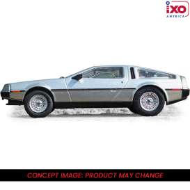 Delorean  - DMC-12 1981 silver - 1:43 - IXO America - U43RDC018 - ixoU43RDC018 | Toms Modelautos