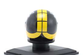 Helmet  - 1973 black/yellow - 1:5 - Magazine Models - HELFE69 - HELFE69 | Toms Modelautos