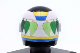 Helmet  - 1986 white/blue/green - 1:5 - Magazine Models - HELFE20 - HELFE20 | Toms Modelautos