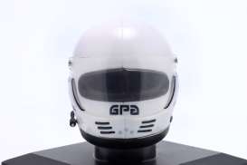 Helmet  - 1983 white/blue - 1:5 - Magazine Models - HELFE14 - HELFE14 | Toms Modelautos