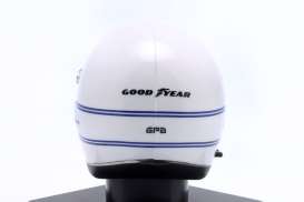 Helmet  - 1983 white/blue - 1:5 - Magazine Models - HELFE14 - HELFE14 | Toms Modelautos