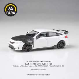 Honda  - Civic Type R FL5 2023 white/black - 1:64 - Para64 - PA-55590 - pa55590 | Toms Modelautos