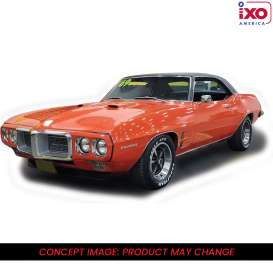 Pontiac  - Firebird 400 1969 red - 1:43 - IXO America - U43RDC019 - ixoU43RDC019 | Toms Modelautos