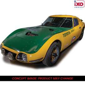 Toyota  - 2000GT 1966 green/yellow - 1:64 - IXO America - U64RDC006-JC - ixoU64RDC006-JC | Toms Modelautos