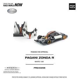 Pagani  - Zonda R white - 1:64 - Pop Race Limited - PR640298 - PR640298 | Toms Modelautos