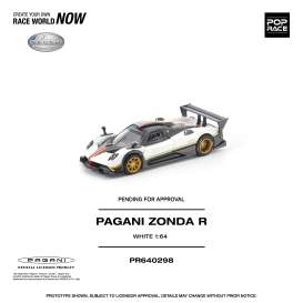 Pagani  - Zonda R white - 1:64 - Pop Race Limited - PR640298 - PR640298 | Toms Modelautos