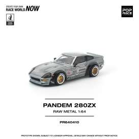 Datsun  - Pandem 280ZX raw metal - 1:64 - Pop Race Limited - PR640410 - PR640410 | Toms Modelautos