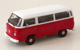 Volkswagen  - T2b Bus 1972 red/white - 1:18 - KK - Scale - kkdc181363 - kkdc181363 | Toms Modelautos