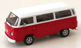 Volkswagen  - T2b Bus 1972 red/white - 1:18 - KK - Scale - KKDC181363F - KKDC181363F | Toms Modelautos