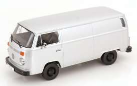 Volkswagen  - T2b Delivery Van  1972 silver - 1:18 - KK - Scale - KKDC181417 - KKDC181417 | Toms Modelautos