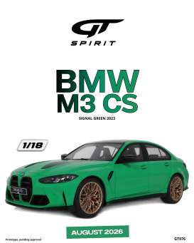 BMW  - M3 2023 green - 1:18 - GT Spirit - GT976 - GT976 | Toms Modelautos