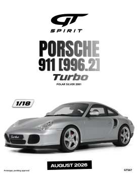Porsche  - 911 2021 silver - 1:18 - GT Spirit - GT567 - GT567 | Toms Modelautos