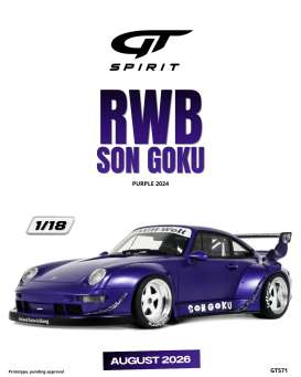 Porsche  - RWB 2024 purple - 1:18 - GT Spirit - GT571 - GT571 | Toms Modelautos