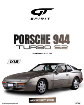 Porsche  - 944 Turbo S2 1989 bamboo metallic - 1:18 - GT Spirit - GT586 - GT586 | Toms Modelautos