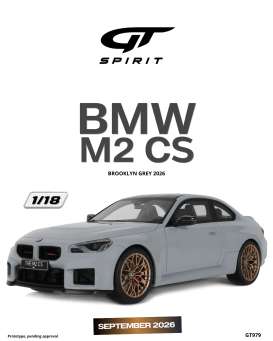 BMW  - M2 CS 2026 grey - 1:18 - GT Spirit - GT979 - GT979 | Toms Modelautos