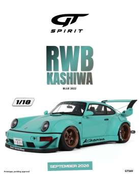 Porsche  - RWB 2022 blue - 1:18 - GT Spirit - GT569 - GT569 | Toms Modelautos