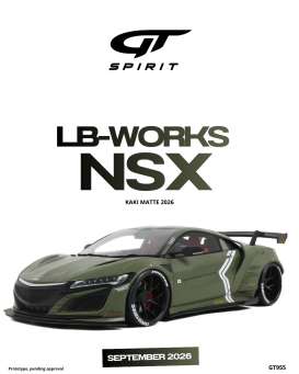 Honda  - NSX 2026 kaki matte - 1:18 - GT Spirit - GT955 - GT955 | Toms Modelautos